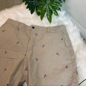 Dockers: Men's Novelty‎ Anchor Print Casual Summer Cargo Shorts Tan Medium